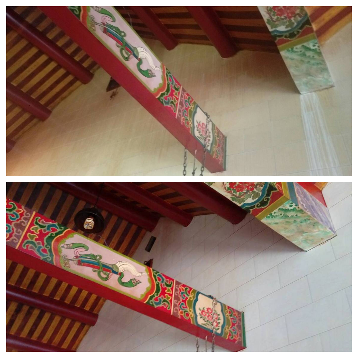 彰化廟宇牆壁水垢清潔